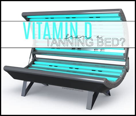 tanning bed vitamin d production.